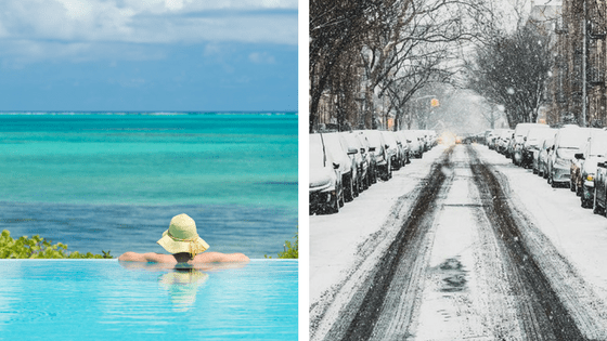 Warm weather vs Cold weather